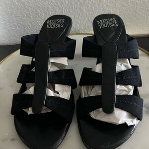 Tootsie’s Tootsies Mostaysva Women’s Slip On Sandals Shoes Black 9M